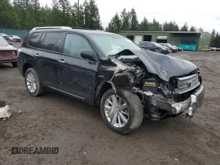 2010 Toyota Highlander Hybrid with VIN JTEBW3EH1A2047305, listed as a Copart auction lot 89003245 with 0 mi miles and Salvage Title. Bid and sale history available at carsss.com. Image 4.