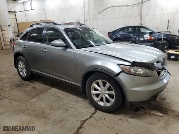 2006 Infiniti FX35 with VIN JNRAS08W76X207766, listed as a Copart auction lot 85057914 with 211,667 mi miles and Non Repairable. Bid and sale history available at carsss.com. Image 4.