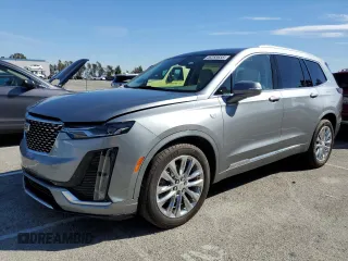 2023 Cadillac XT6 FWD Premium Luxury with VIN 1GYKPCRS5PZ212337, listed as a Copart auction lot 46283655 with 15,660 mi miles and Salvage Title. Bid and sale history available at carsss.com. Image 1.