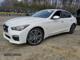 2016 Infiniti Q50 with VIN JN1EV7AR7GM346324, listed as a Copart auction lot 45091635 with 92,050 mi miles and Salvage Title. Bid and sale history available at DreamBid. Image 1.