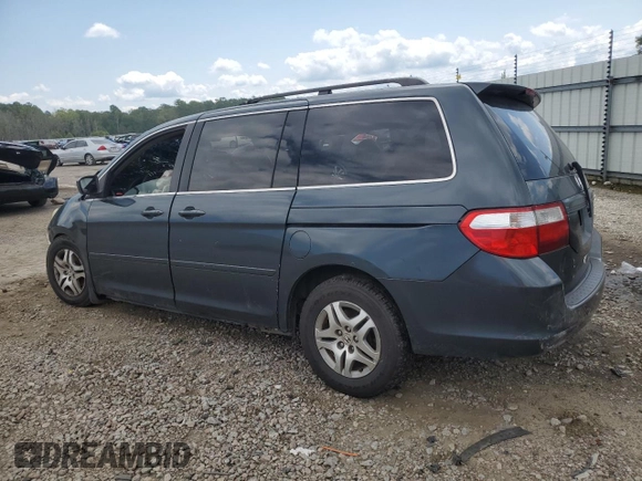 2005 Honda Odyssey EX-L with VIN 5FNRL38615B072116, listed as a Copart auction lot 67469284 with 0 mi miles and Salvage Title. Bid and sale history available at carsss.com. Image 2.