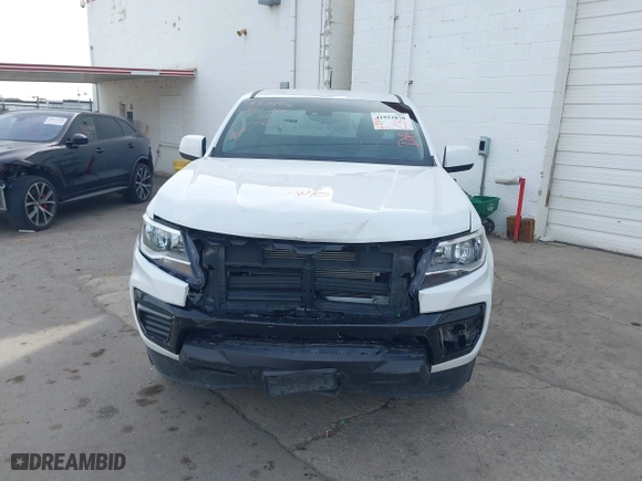 2022 Chevrolet Colorado 2WD LT with VIN 1GCHSCEA2N1117936, listed as a IAAI auction lot 41922876 with 34,537 mi miles. Bid and sale history available at carsss.com. Image 6.