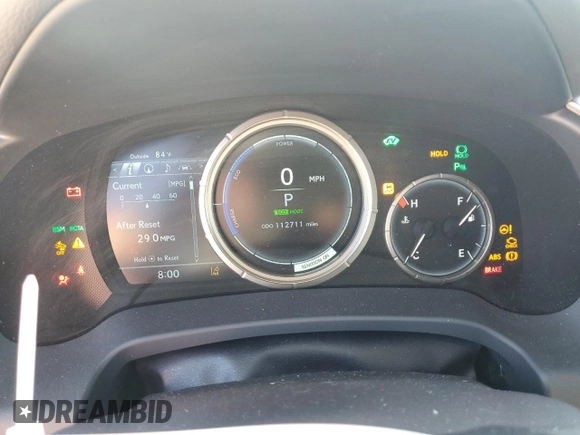 2017 Lexus RX 450h with VIN 2T2BGMCA6HC016068, listed as a Copart auction lot 62505565 with 112,711 mi miles and Salvage title. Bid and sale history available at DreamBid. Image 9.