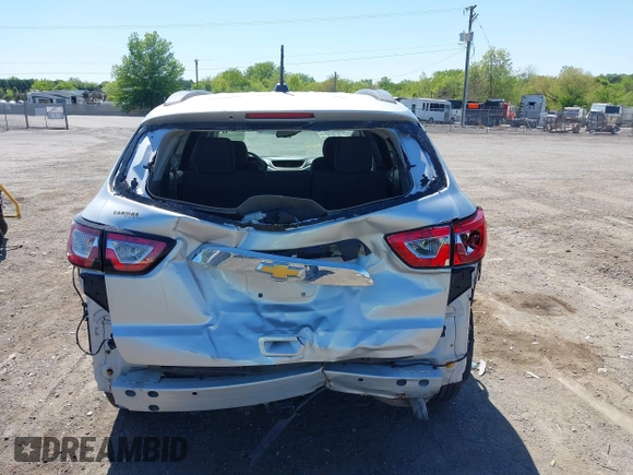 2017 Chevrolet Traverse LS with VIN 1GNKRFKD0HJ161222, listed as a IAAI auction lot 42110204 with 58,663 mi miles and . Bid and sale history available at DreamBid. Image 16.