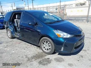 2017 Toyota Prius v Two with VIN JTDZN3EU3HJ070846, listed as a IAAI auction lot 41616239 with 109,392 mi miles. Bid and sale history available at carsss.com. Image 1.