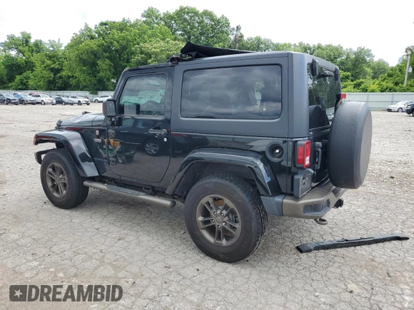 2017 Jeep Wrangler Arctic with VIN 1C4GJWBGXHL564659, listed as a Copart auction lot 58216955 with 34,394 mi miles and Salvage title. Bid and sale history available at DreamBid. Image 2.