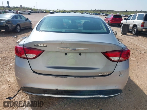 2015 Chrysler 200 Limited with VIN 1C3CCCABXFN621784, listed as a IAAI auction lot 41914473 with 117,313 mi miles. Bid and sale history available at carsss.com. Image 16.