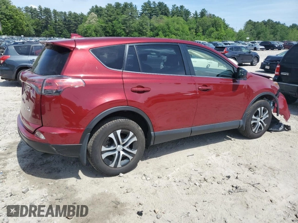 2018 Toyota RAV4 LE z VIN JTMBFREV5JD256595, wystawiony jako Copart lot #58344885 z przebiegiem 83 953 mil mil oraz Szkoda całkowita • Salvage title. Historia ofert i sprzedaży dostępna na DreamBid. Obrazek 3.
