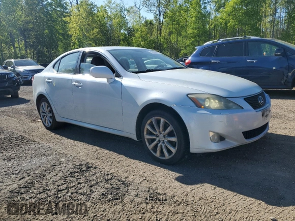 2006 Lexus IS 250 with VIN JTHCK262565003403, listed as a Copart auction lot 57654435 with 268,737 mi miles and Clean title. Bid and sale history available at DreamBid. Image 4.
