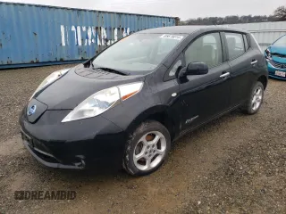 2011 Nissan LEAF SL-e with VIN JN1AZ0CP1BT004792, listed as a Copart auction lot 85678014 with 0 mi miles and Clean Title. Bid and sale history available at carsss.com. Image 1.