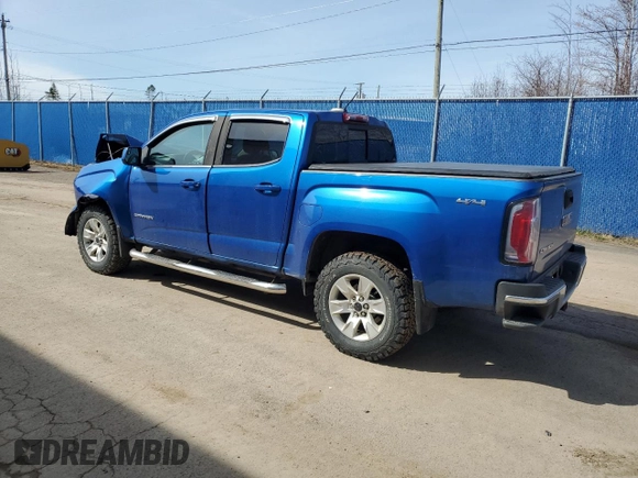 2018 GMC Canyon 4WD SLE z VIN 1GTG6CEN0J1262745, wystawiony jako Copart lot #54671585 z przebiegiem Nie podano mil oraz Szkoda całkowita • Salvage title. Historia ofert i sprzedaży dostępna na DreamBid. Obrazek 2.