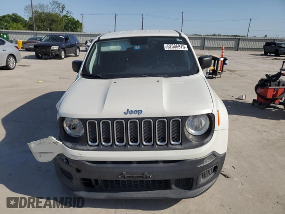 2018 Jeep Renegade Sport with VIN ZACCJAAB3JPG80875, listed as a Copart auction lot 52586975 with 157,913 mi miles and Salvage Title. Bid and sale history available at DreamBid. Image 5.