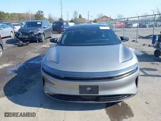2024 Lucid Air Touring with VIN 50EA1TEA3RA001358, listed as a IAAI auction lot 41482592 with 4,811 mi miles. Bid and sale history available at carsss.com. Image 12.