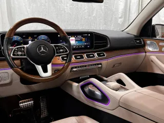 2021 Mercedes-Benz GLS 580 with VIN 4JGFF8GEXMA393297, listed as a Copart auction lot 66509815 with 30,008 mi miles and Clean title. Bid and sale history available at DreamBid. Image 9.