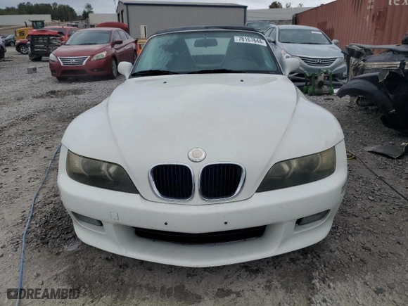 2001 BMW Z3 2.5i with VIN WBACN33411LM00256, listed as a Copart auction lot 78167644 with 87,027 mi miles and Salvage Title. Bid and sale history available at carsss.com. Image 5.