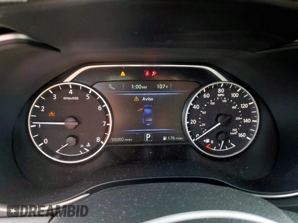 2017 Nissan Maxima SL with VIN 1N4AA6AP0HC409194, listed as a Copart auction lot 57604005 with 98,000 mi miles and Salvage title. Bid and sale history available at DreamBid. Image 9.