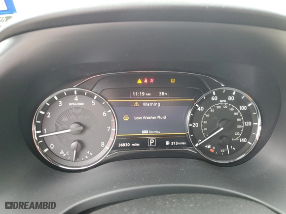 2022 Infiniti QX80 SENSORY with VIN JN8AZ2BD0N9870053, listed as a Copart auction lot 87865415 with 36,830 mi miles and Salvage Title. Bid and sale history available at carsss.com. Image 9.