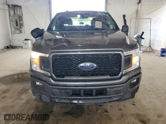 2019 Ford F-150 XL with VIN 1FTEW1CP9KKF28680, listed as a Copart auction lot 59458855 with 149,284 mi miles and Salvage title. Bid and sale history available at DreamBid. Image 5.