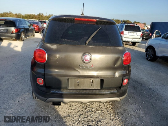 2015 FIAT 500L Urbana Trekking with VIN ZFBCFADH8FZ030792, listed as a Copart auction lot 78655844 with 0 mi miles and Salvage Title. Bid and sale history available at carsss.com. Image 6.