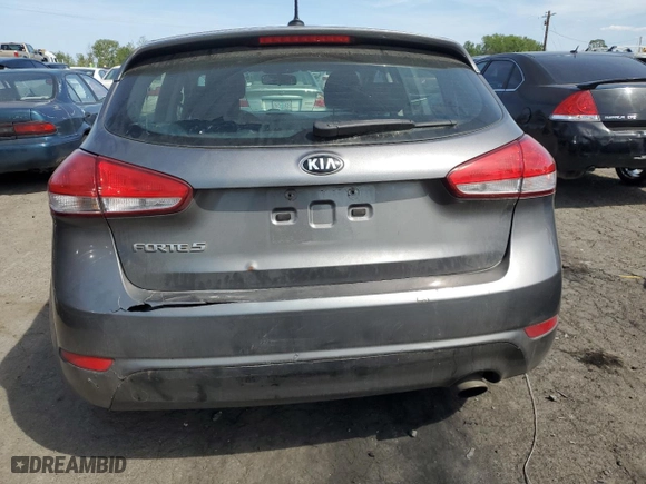 2016 Kia Forte 5-Door LX with VIN KNAFK5A85G5655836, listed as a Copart auction lot 54691145 with 93,422 mi miles and Clean Title. Bid and sale history available at carsss.com. Image 6.