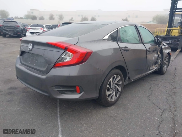 2016 Honda Civic Sedan EX with VIN 2HGFC2F79GH526474, listed as a IAAI auction lot 41797610 with 48,089 mi miles. Bid and sale history available at carsss.com. Image 4.