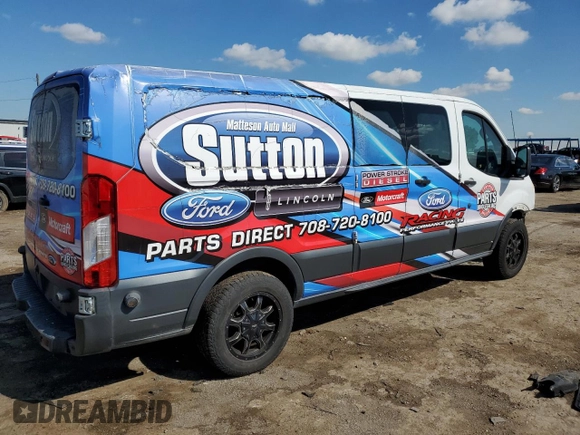 2015 Ford Transit z VIN 1FTYE9ZM5FKA60965, wystawiony jako Copart lot #71811834 z przebiegiem 291 593 mil mil oraz Szkoda całkowita • Salvage title. Historia ofert i sprzedaży dostępna na DreamBid. Obrazek 3.