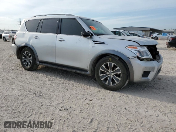 2019 Nissan Armada SV with VIN JN8AY2NC1K9585976, listed as a Copart auction lot 67952834 with 132,661 mi miles and Salvage Title. Bid and sale history available at carsss.com. Image 4.