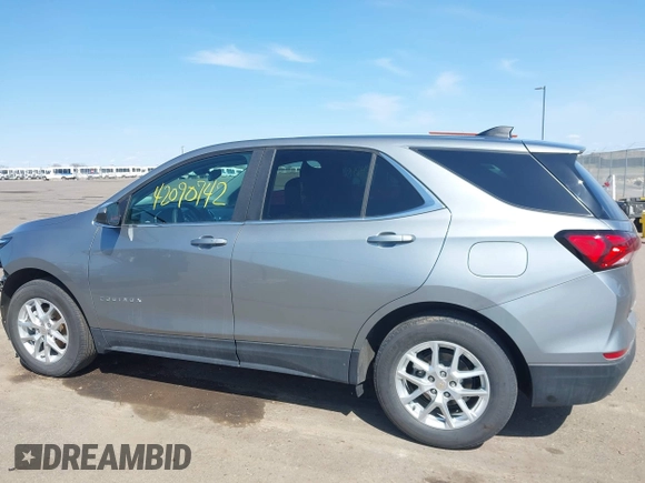 2023 Chevrolet Equinox LT with VIN 3GNAXKEG7PS168424, listed as a IAAI auction lot 42090742 with 39,967 mi miles and . Bid and sale history available at carsss.com. Image 15.