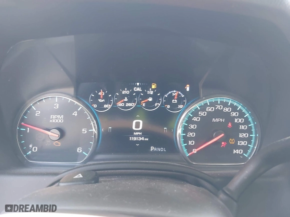 2018 Chevrolet Tahoe Premier with VIN 1GNSCCKCXJR324733, listed as a IAAI auction lot 40102147 with 119,134 mi miles. Bid and sale history available at carsss.com. Image 7.