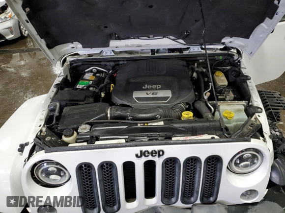 2015 Jeep Wrangler Sahara с VIN 1C4AJWBG5FL678426, выставлен на аукционе Copart как лот 44927095 с пробегом 105 966 миль миль и Списание • Salvage title. История ставок и продаж доступна на DreamBid. Изображение 12.