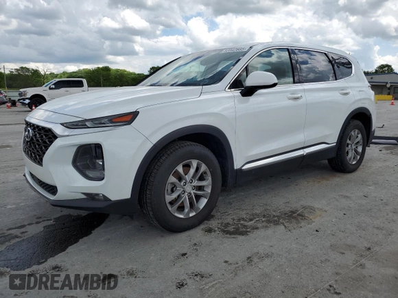 2019 Hyundai Santa Fe SEL with VIN 5NMS33ADXKH048739, listed as a Copart auction lot 53942885 with 62,182 mi miles and Clean Title. Bid and sale history available at DreamBid. Image 1.
