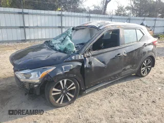 2018 Nissan Kicks SV with VIN 3N1CP5CU0JL545305, listed as a Copart auction lot 49274535 with 209,611 mi miles and Salvage title. Bid and sale history available at DreamBid. Image 1.