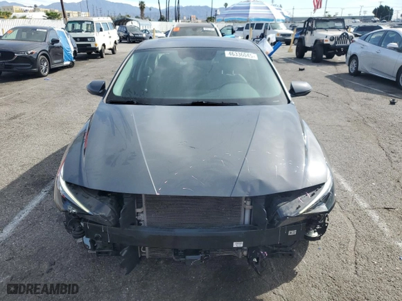 2023 Hyundai Elantra Hybrid Limited with VIN KMHLN4AJ1PU084180, listed as a Copart auction lot 46336045 with 48,344 mi miles and Salvage Title. Bid and sale history available at carsss.com. Image 5.