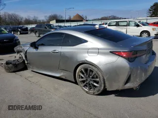 2021 Lexus RC 300 F Sport with VIN JTHGA5BC1M5011158, listed as a Copart auction lot 45142884 with 5,877 mi miles and . Bid and sale history available at DreamBid. Image 2.