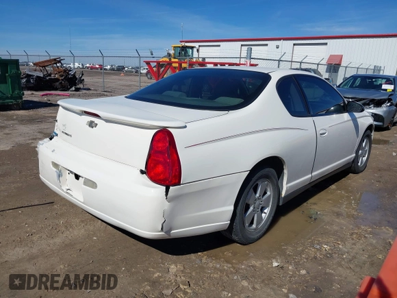 2007 Chevrolet Monte Carlo with VIN 2G1WJ15N479238427, listed as a IAAI auction lot 41640001 with 91,332 mi miles and . Bid and sale history available at DreamBid. Image 4.