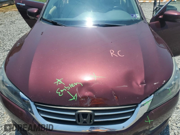 2015 Honda Accord EX-L with VIN 1HGCR2F84FA080340, listed as a Copart auction lot 62487745 with 97,581 mi miles and Salvage title. Bid and sale history available at DreamBid. Image 11.