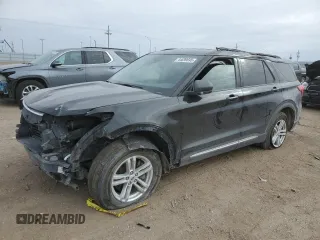 2020 Ford Explorer XLT with VIN 1FMSK8DH5LGD16535, listed as a Copart auction lot 44699695 with 46,678 mi miles and Salvage Title. Bid and sale history available at carsss.com. Image 1.