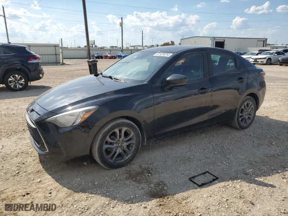 2019 Toyota Yaris Sedan L with VIN 3MYDLBYVXKY521550, listed as a Copart auction lot 61929254 with 47,974 mi miles and Salvage Title. Bid and sale history available at carsss.com. Image 1.