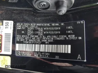 2015 Toyota Sienna Limited with VIN 5TDDK3DC1FS124527, listed as a IAAI auction lot 41723310 with 51,020 mi miles and . Bid and sale history available at DreamBid. Image 9.