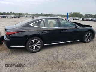 2021 Lexus LS with VIN JTHD51GF8M5008700, listed as a Copart auction lot 69260184 with 25,009 mi miles and Salvage Title. Bid and sale history available at carsss.com. Image 3.