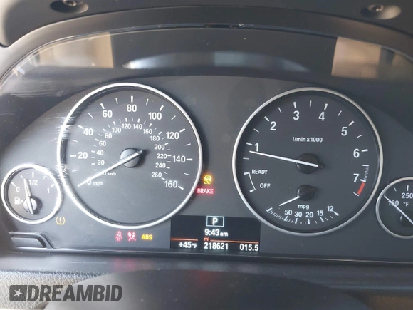 2015 BMW 3 Series 320i with VIN WBA3B1G57FNT02019, listed as a IAAI auction lot 42128277 with 218,621 mi miles and . Bid and sale history available at DreamBid. Image 7.