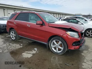 2016 Mercedes-Benz GLE 350 with VIN 4JGDA5HBXGA771552, listed as a Copart auction lot 45095975 with 68,369 mi miles and Salvage title. Bid and sale history available at DreamBid. Image 4.