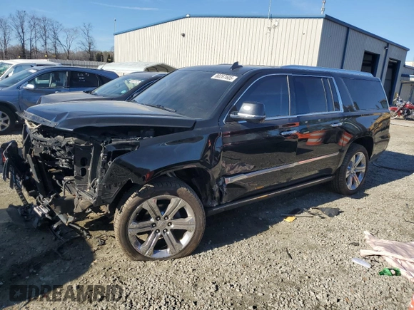 2016 Cadillac Escalade ESV Premium Collection z VIN 1GYS4JKJ6GR324367, wystawiony jako Copart lot #88267605 z przebiegiem 115 857 mil mil oraz Szkoda całkowita • Salvage title. Historia ofert i sprzedaży dostępna na DreamBid. Obrazek 1.