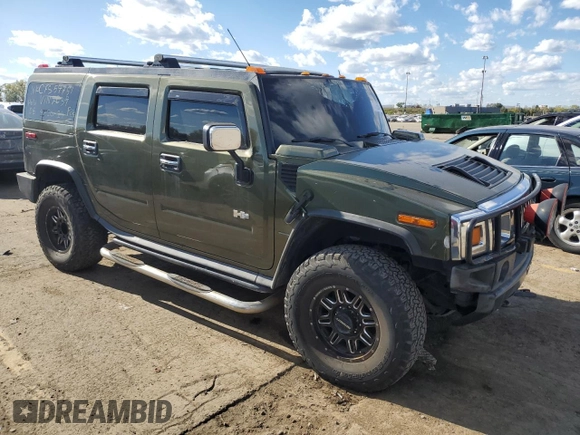 2003 Hummer H2 with VIN 5GRGN23U83H112639, listed as a Copart auction lot 75399264 with 0 mi miles and Clean Title. Bid and sale history available at carsss.com. Image 4.