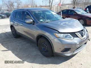 2015 Nissan Rogue S with VIN KNMAT2MVXFP527878, listed as a IAAI auction lot 41864389 with 87,305 mi miles and . Bid and sale history available at DreamBid. Image 1.