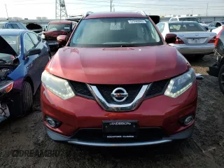 2016 Nissan Rogue SV with VIN KNMAT2MV3GP656594, listed as a Copart auction lot 47096865 with 113,104 mi miles and Salvage Title. Bid and sale history available at carsss.com. Image 5.