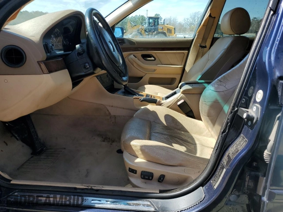 2001 BMW 5 Series 540i with VIN WBADN63481GM72490, listed as a Copart auction lot 48681505 with Not provided miles and Salvage title. Bid and sale history available at DreamBid. Image 7.