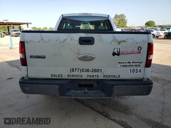 2007 Ford F-150 STX with VIN 1FTRX12W67NA64437, listed as a Copart auction lot 52342625 with Not Provided miles and Clean Title. Bid and sale history available at DreamBid. Image 6.