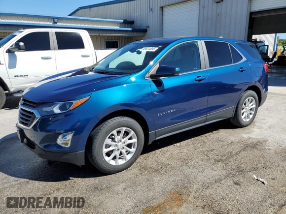 2021 Chevrolet Equinox LT with VIN 3GNAXUEV1ML366612, listed as a Copart auction lot 49874695 with 82,566 mi miles and Salvage Title. Bid and sale history available at DreamBid. Image 1.