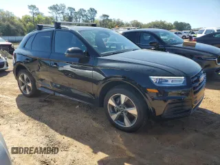 2020 Audi Q5 Premium with VIN WA1ANAFY9L2085142, listed as a Copart auction lot 50261515 with 38,477 mi miles and Salvage Title. Bid and sale history available at carsss.com. Image 4.
